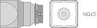 Насадка WELLER NQ45 31,3х31,3мм (T0058736833N)