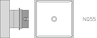 Насадка WELLER NQ55 43,0х43,0мм (T0058736890N)
