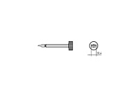 Паяльное жало, 10,4 х 0,6 х 7,1 мм, без барреля, Weller SMT01 T0054450199N