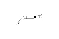 Жало паяльное WELLER CT2FX8 10,0мм (T0054251899N)