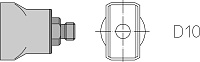 Насадка WELLER D10 10,0х18,0мм (T0058727784N)