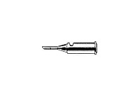 Насадка WELLER 70-01-03 округлая 2,0мм (T0051612299)