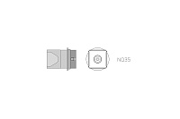 Насадка WELLER NQ35 20,5х20,5мм (T0058736807N)