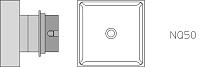 Насадка WELLER NQ50 36,0х36,0мм (T0058736891N)